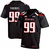 Texas Tech Red Raiders 99 Mychealon Thomas Black College Football Jersey Dzhi,baseball caps,new era cap wholesale,wholesale hats
